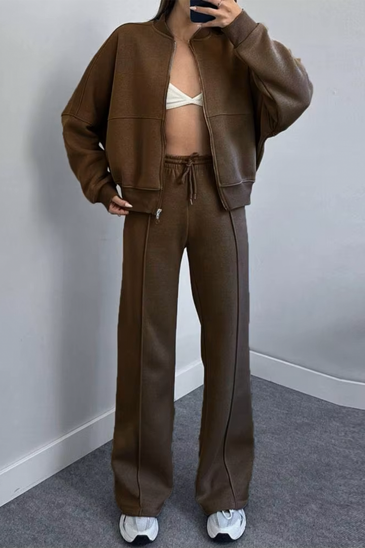 Stilla | Comfort Sæt Med Afslappet Og Bukser Til Et Elegant Og Hyggeligt Look