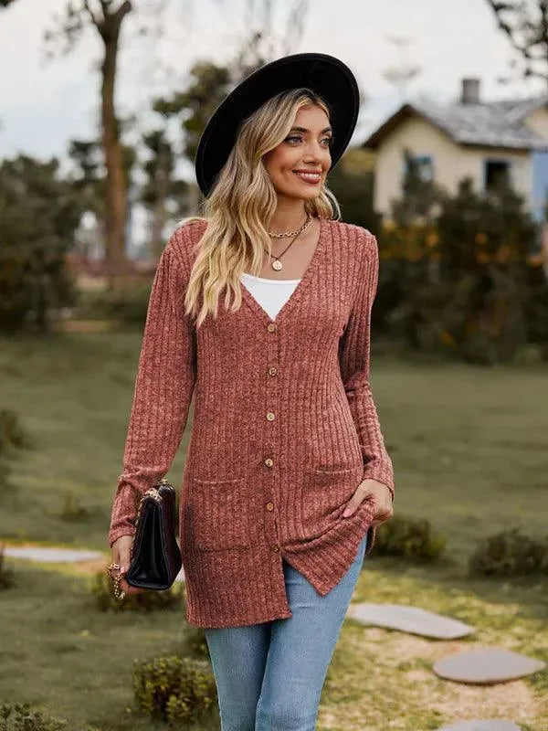 Stilla | Vævet Dame Strikjakke Pullover