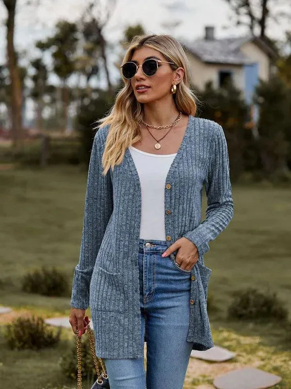 Stilla | Vævet Dame Strikjakke Pullover