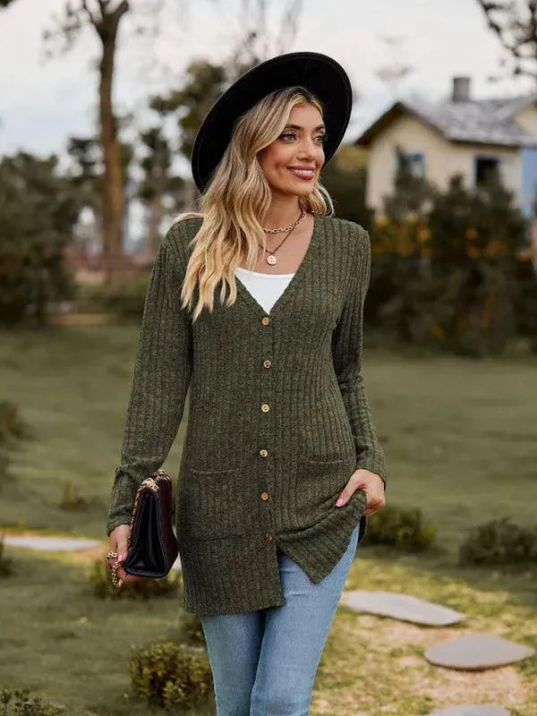 Stilla | Vævet Dame Strikjakke Pullover