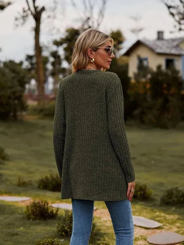 Stilla | Vævet Dame Strikjakke Pullover