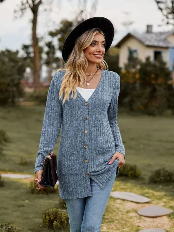 Stilla | Vævet Dame Strikjakke Pullover