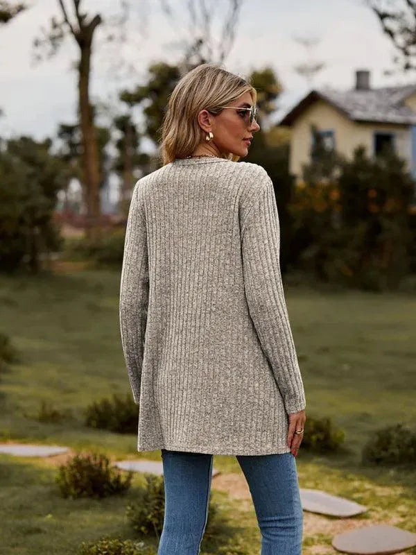 Stilla | Vævet Dame Strikjakke Pullover