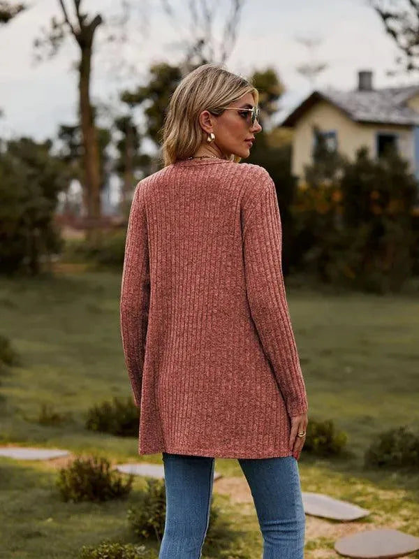 Stilla | Vævet Dame Strikjakke Pullover