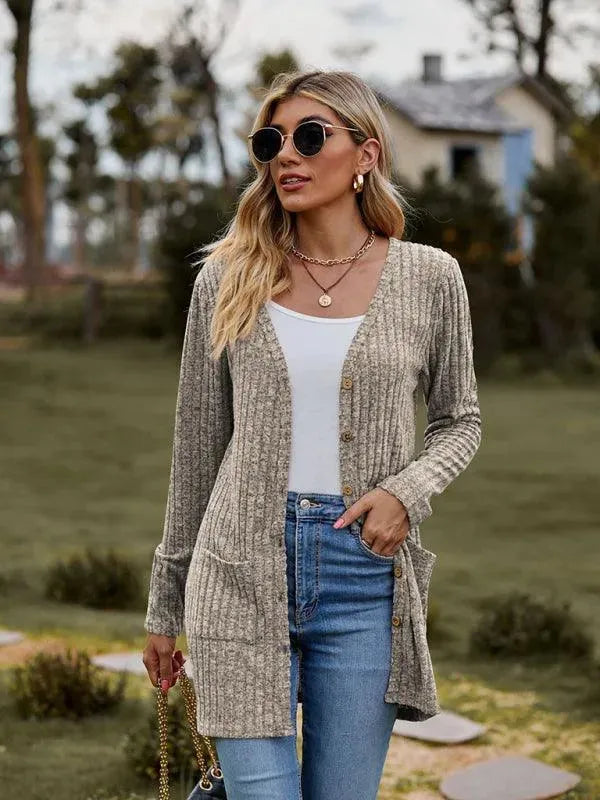 Stilla | Vævet Dame Strikjakke Pullover