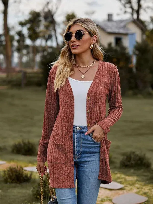 Stilla | Vævet Dame Strikjakke Pullover