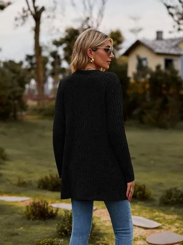 Stilla | Vævet Dame Strikjakke Pullover