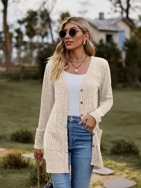 Stilla | Vævet Dame Strikjakke Pullover