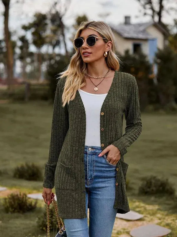 Stilla | Vævet Dame Strikjakke Pullover