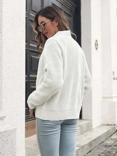 Stilla | Løs strikjakke pullover