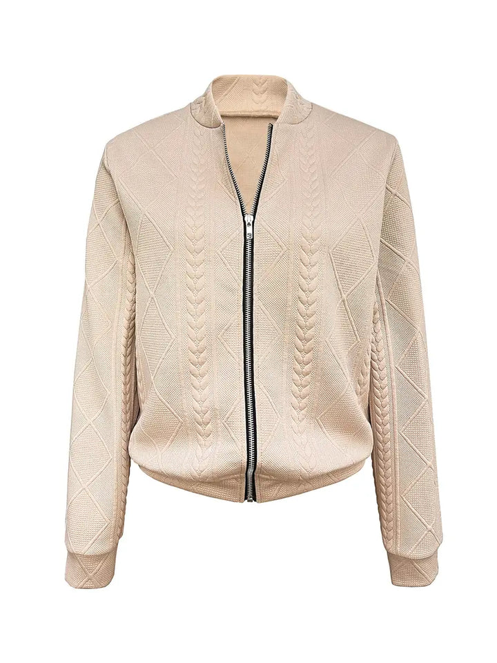 Stilla | Fritidsjakke Med Struktureret Design