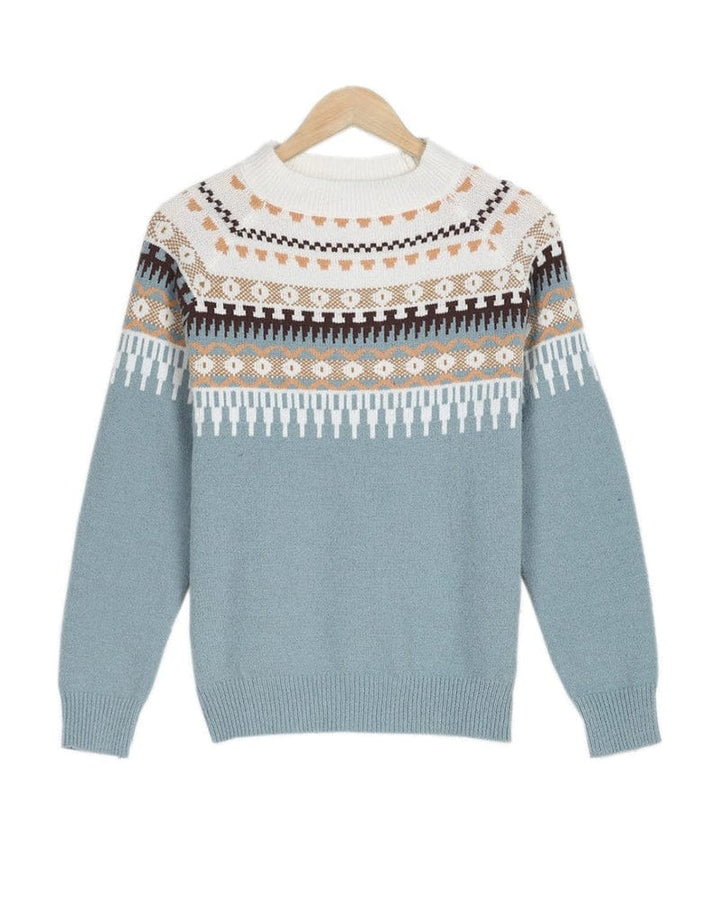 Stilla | Elegant Damepullover Med Unik Tryk