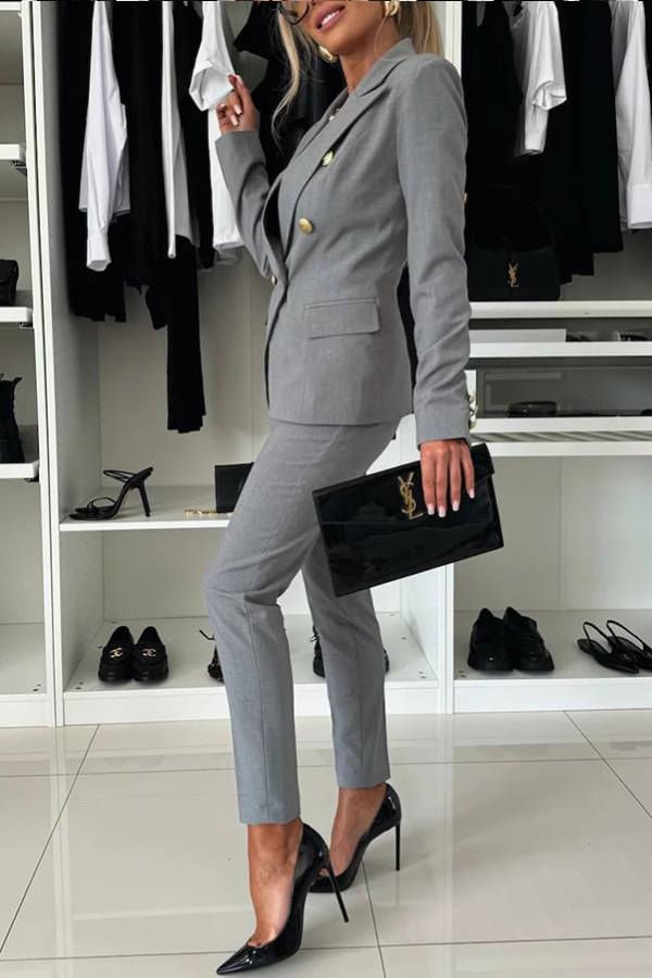 Stilla | Følelse Af Selvsikkerhed Tapered High Waist Bukser Med Lommer