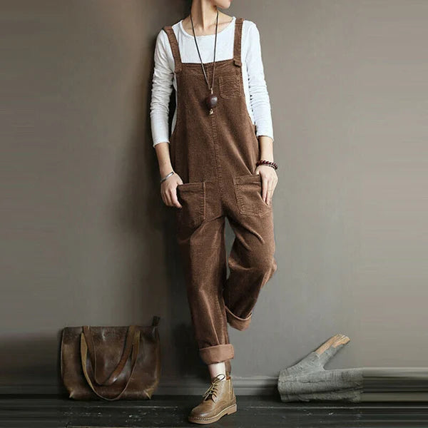Stilla | Casual Cord Jumpsuit