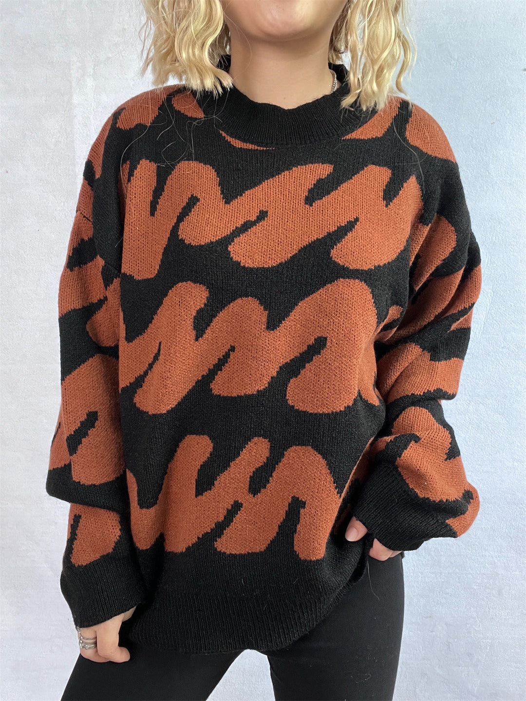 Stilla | Pullover med Lange Ærmer og Rund Udsnit