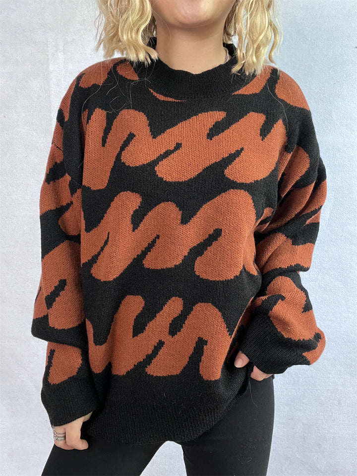 Stilla | Pullover med Lange Ærmer og Rund Udsnit