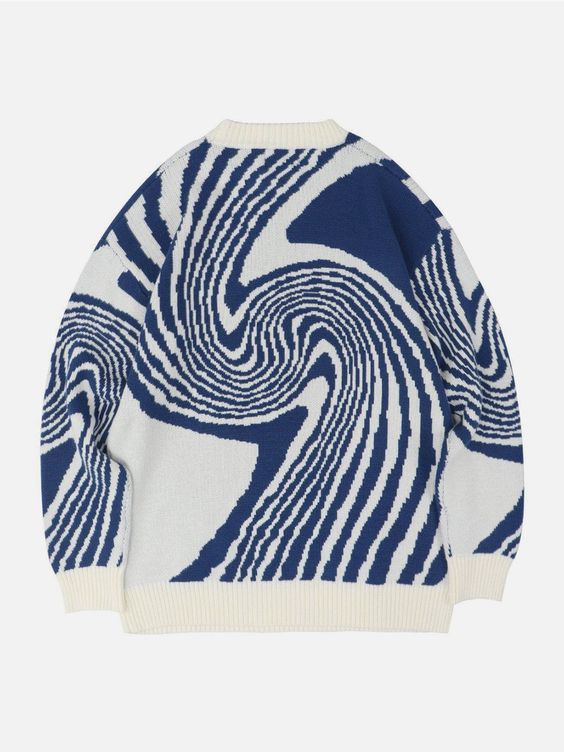Stilla | Spiralform Strikket Pullover Til Damer
