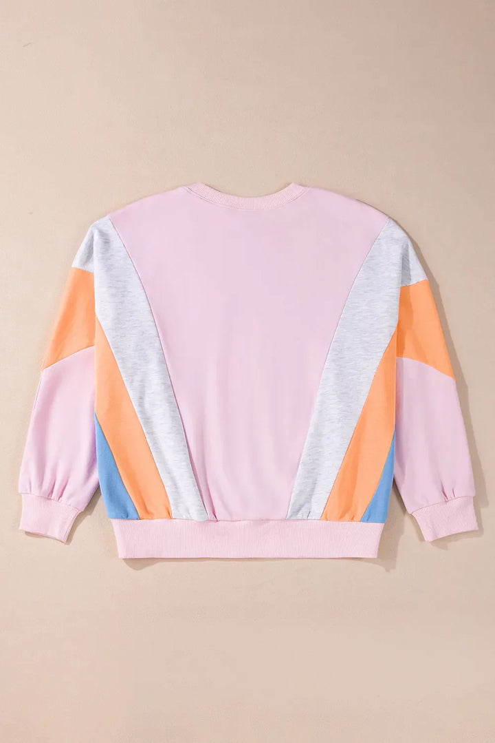 Stilla | Sved Colorblock Med Rund halsudskæring og Lange Ærmer