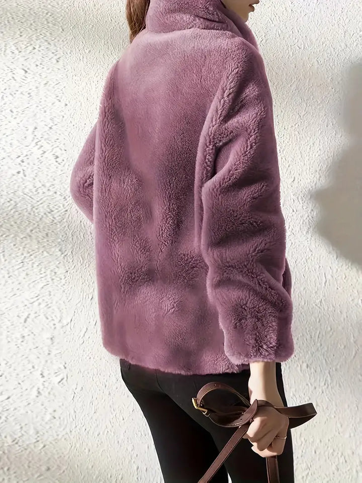 Stilla | Komfortabel Lynlås Sweatshirt Med Snøre