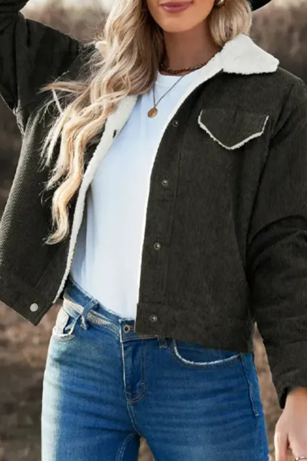 Stilla | Lambswool Patchwork Corduroy Jakke