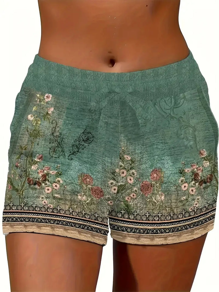 Stilla | Kort med snoretræk Boho stil med blomsterdesign