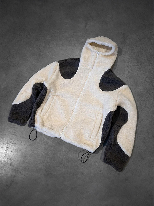 Stilla | Multi Color Polar Fleece Oversized Lange Ærme Hoodie