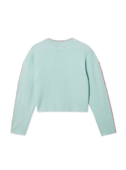 Stilla | Cozy Beach Strik Cardigan med Nautisk Blæksprutte Design