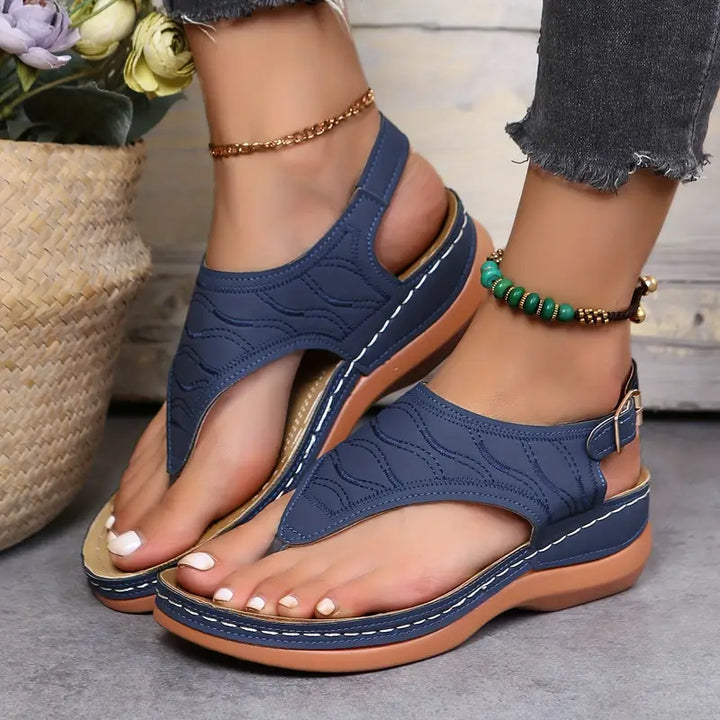 Stilla | Dame Sandaler På Kile Med Ankelrem