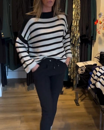 Stilla | Pullover Løs Moderne Stil Ideel til vinteren