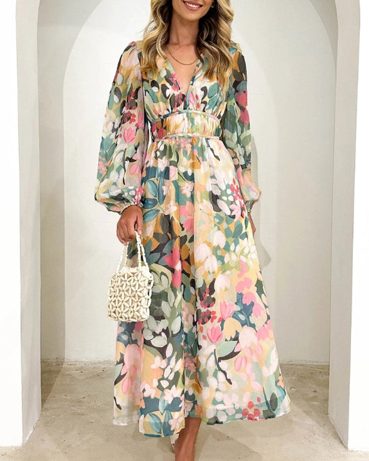 Stilla | Boho Blomster Max Kjole