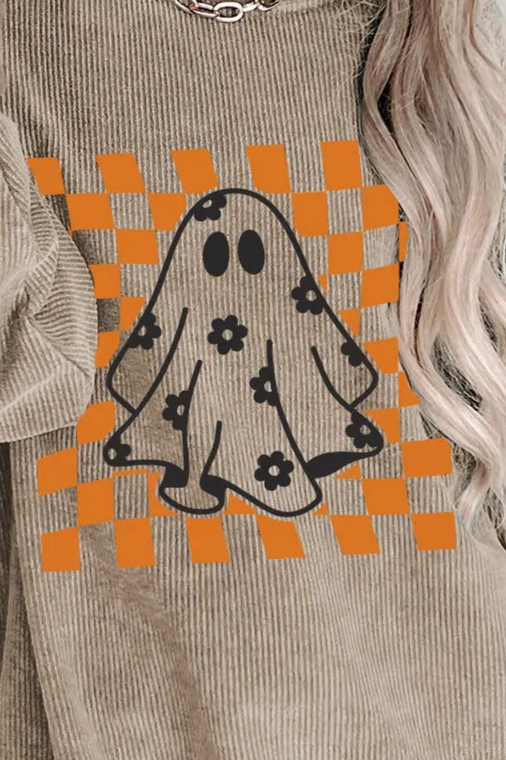 Stilla | Svedjakke med lange ærmer og rund halsudskæring Ghost