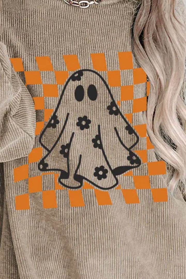 Stilla | Svedjakke med lange ærmer og rund halsudskæring Ghost