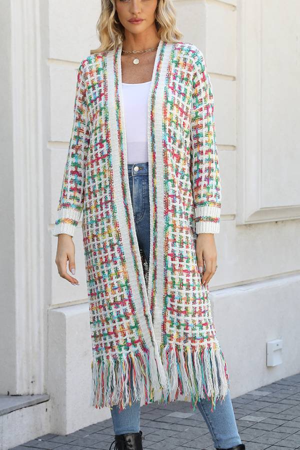Stilla | Lang Fringing Cardigan