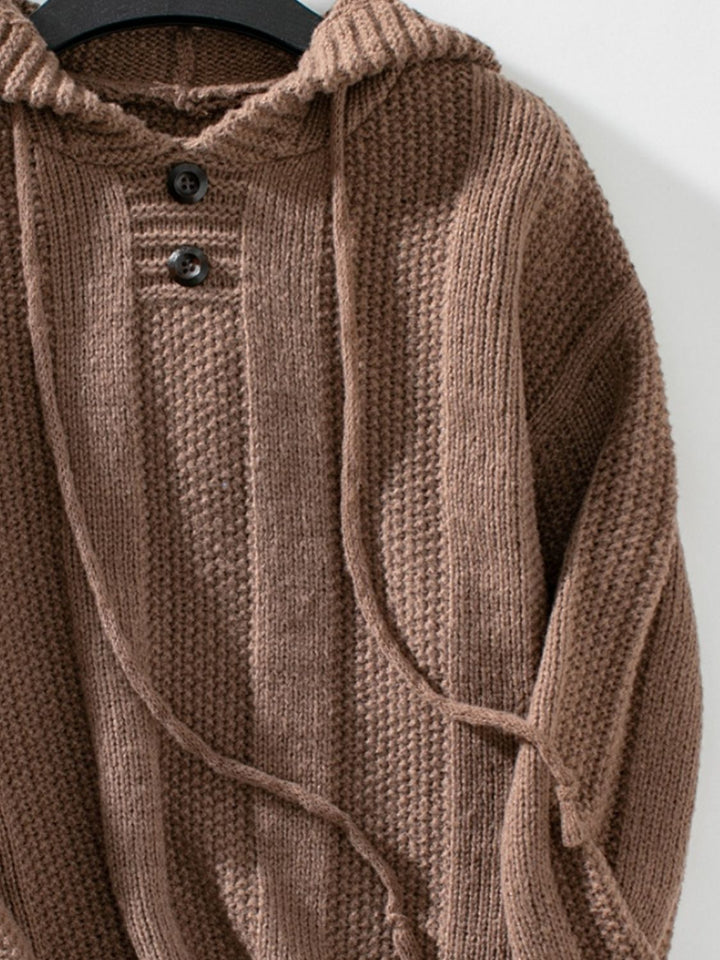 Stilla | Hættepullover med snøre og lange ærmer