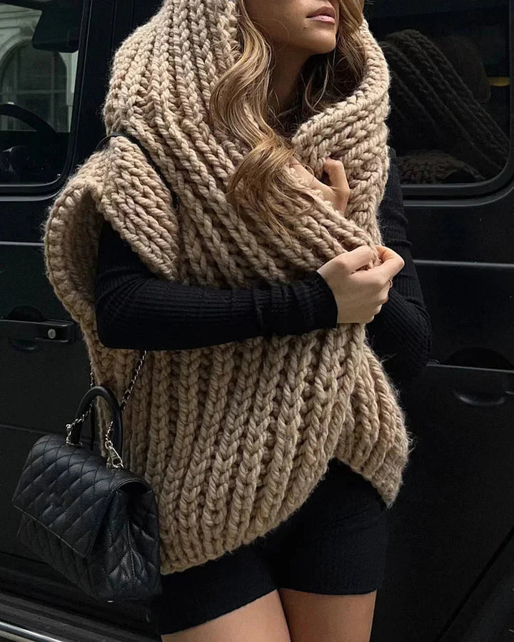 Stilla | Cozy Oversized Strik Hoodie Sweater