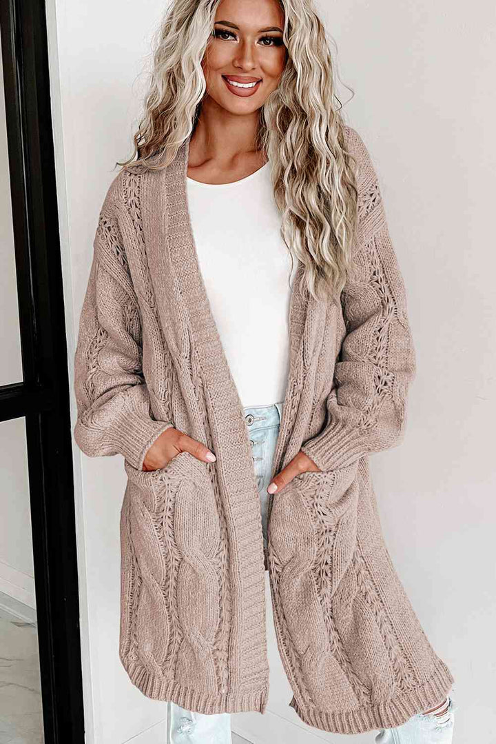 Stilla | Cardigan med skrå skuldre