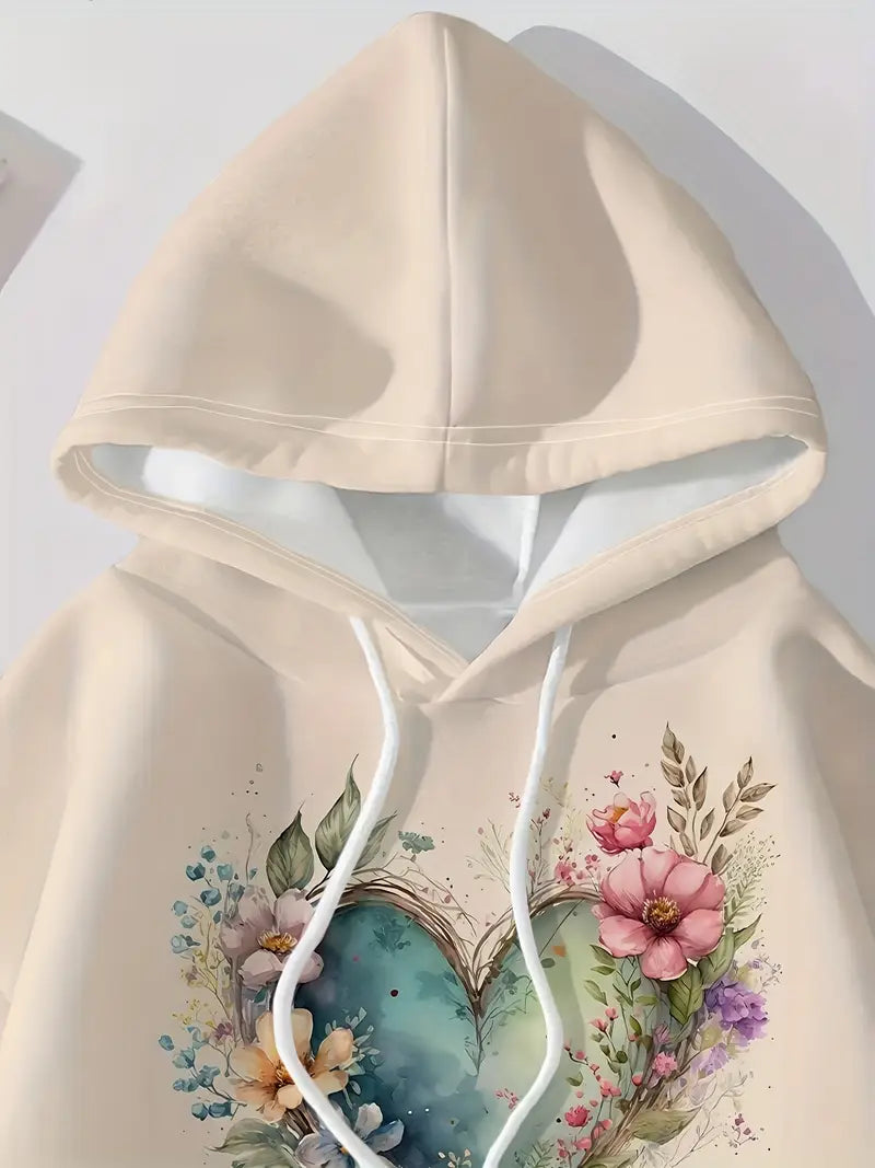 Stilla | Sweat Med Floralt Tryk
