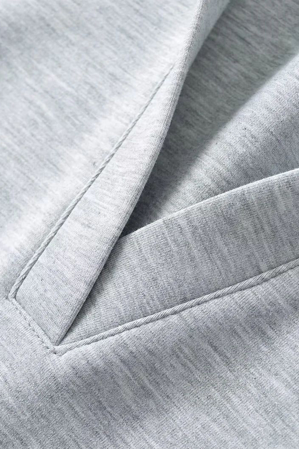 Stilla | Basic Bae Air Scuba Hættepullover Med Lange Ærmer og Kængurulomme