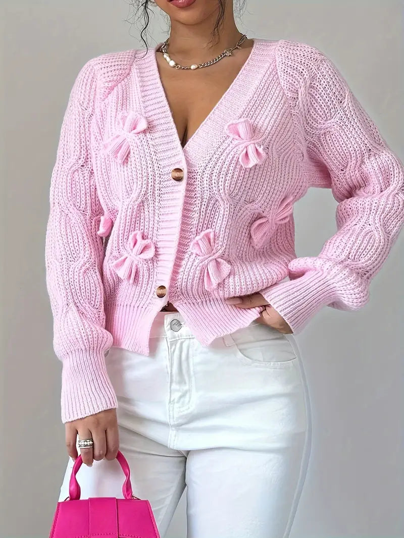 Stilla | Cardigan Rosa Krammende