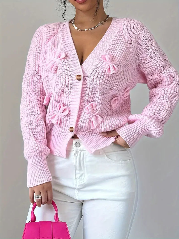 Stilla | Cardigan Rosa Krammende