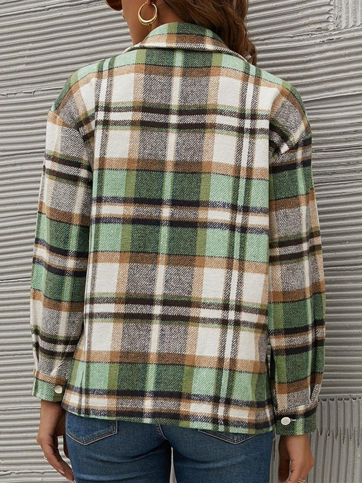 Stilla | Ruttet Langærmet Blazer med Klassisk Krave