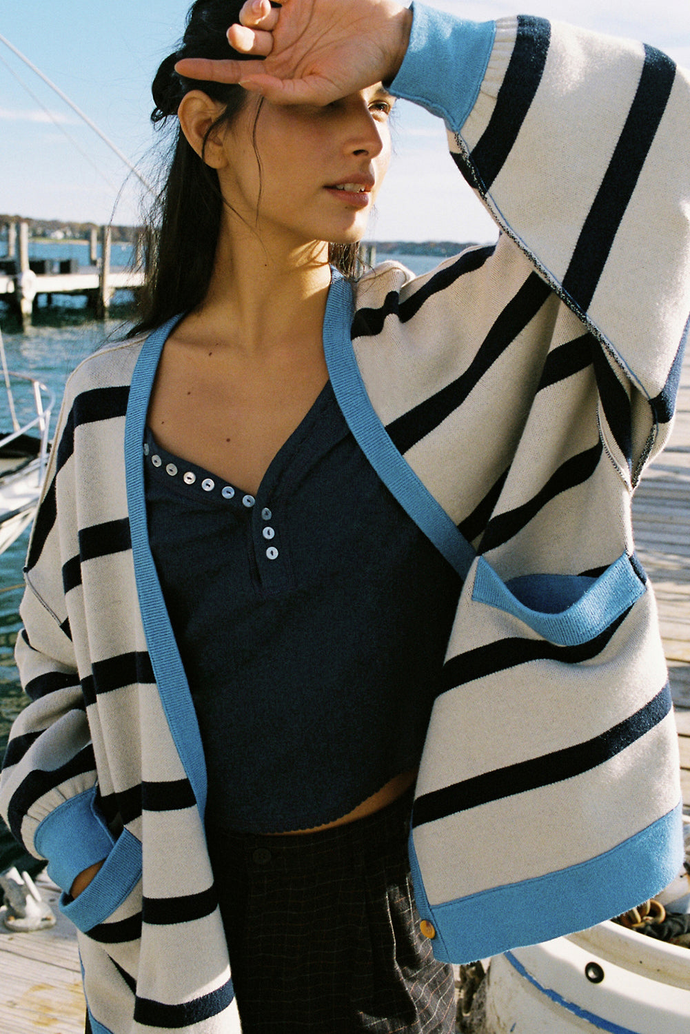 Stilla | Trendy og Løs Cardigan.
