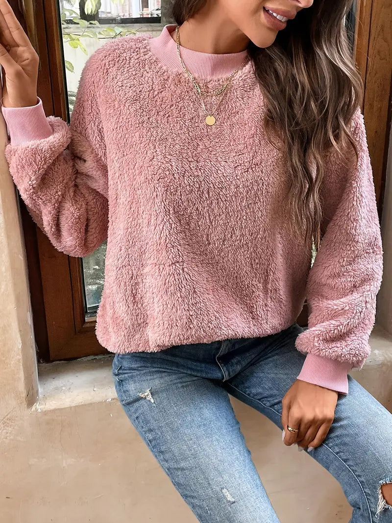 Stilla | Pullover i blødt plys
