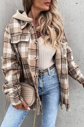 Stilla | Street Style Chic Ruted Jakke med Hætte