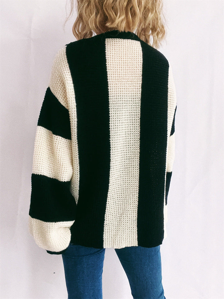 Stilla | Stilfuld farveblok sweater stilfuld