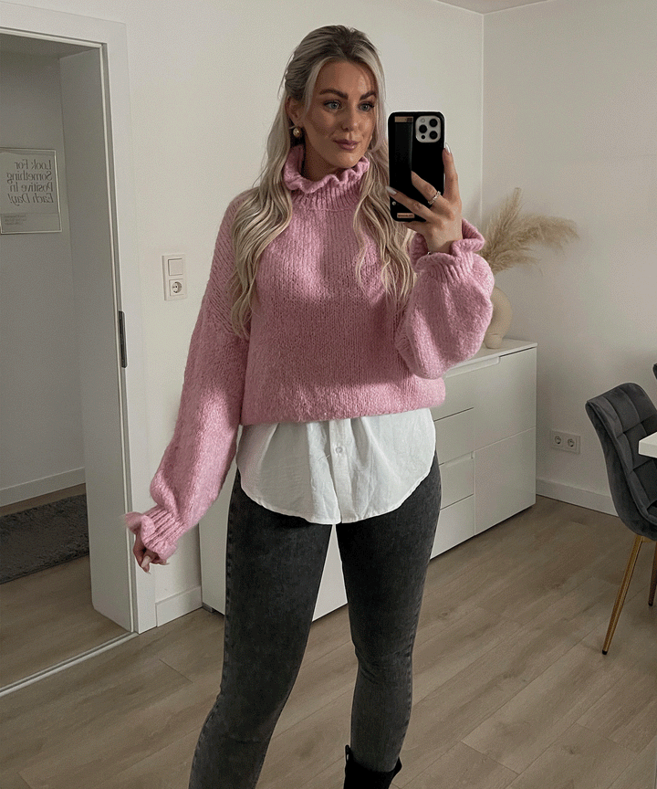 Stilla | Elegant Bluserock Hvid