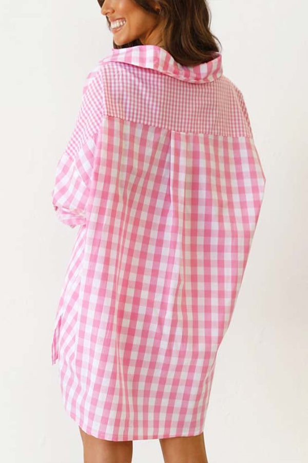 Stilla | One Split Wonder Plaid Knap Skjorte