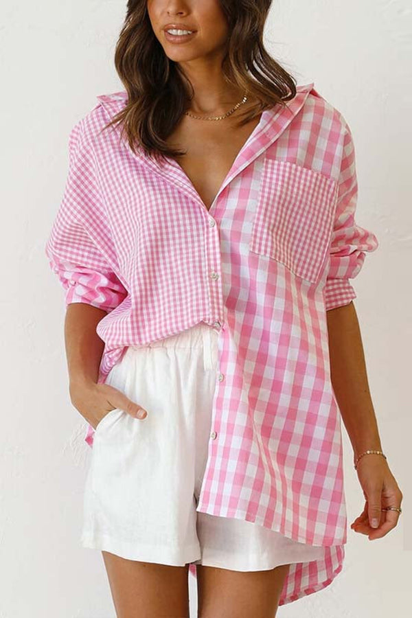 Stilla | One Split Wonder Plaid Knap Skjorte