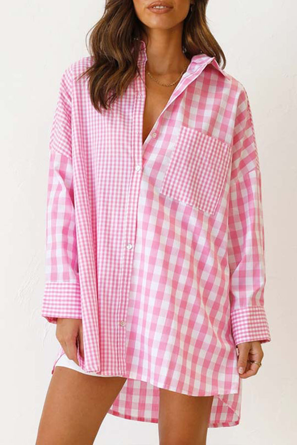 Stilla | One Split Wonder Plaid Knap Skjorte