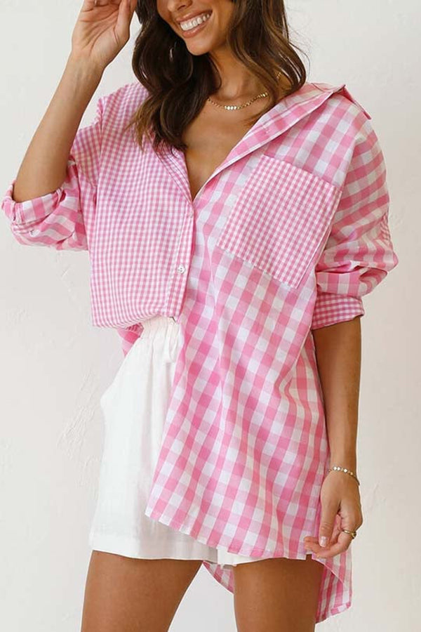 Stilla | One Split Wonder Plaid Knap Skjorte
